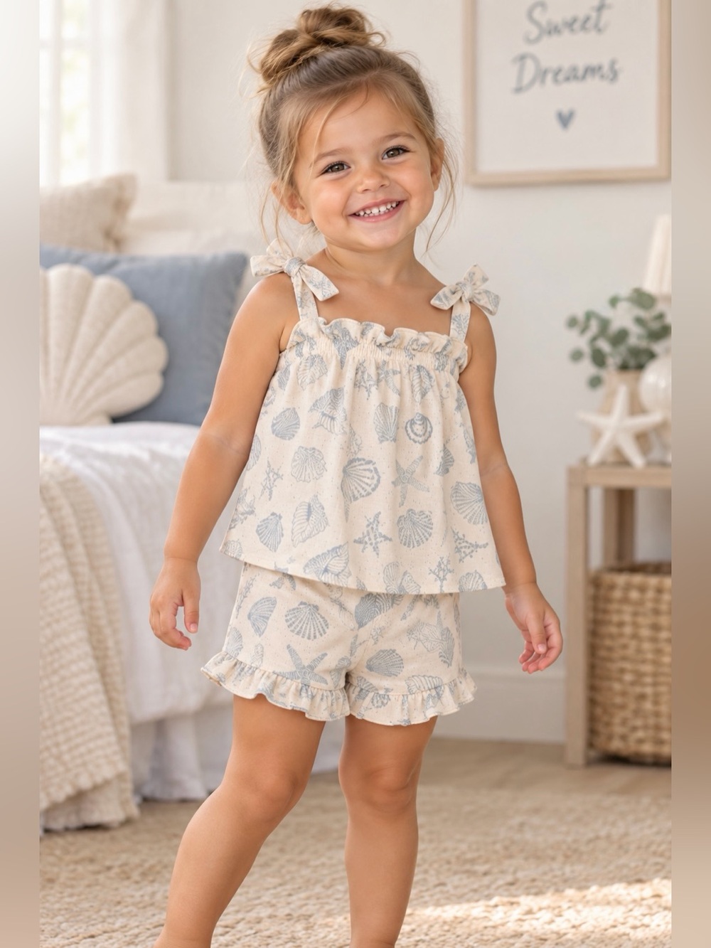🐚🌊 Modern Moments Toddler Girl Pajama Set | 2T | 2-Pc ✨